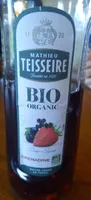 Sirop grenadine bio organic