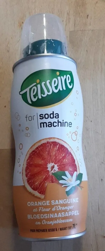 Sirop orange sanguine et fleur d'oranger