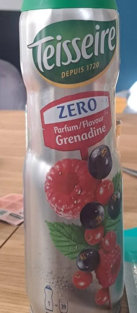Sirop de grenadine