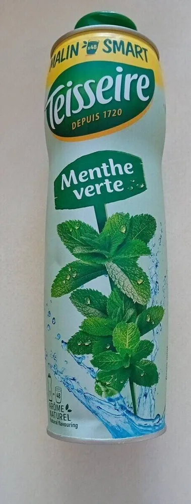Sirop menthe verte