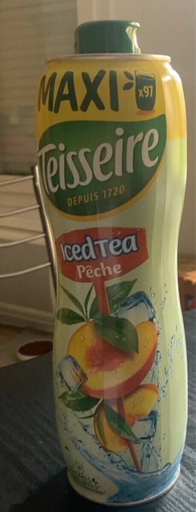Sirop ice tea pêche