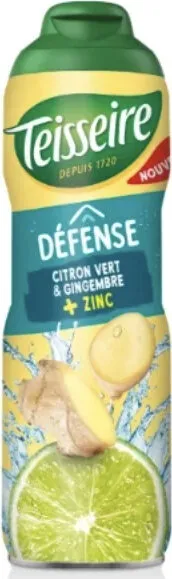 DÉFENSE CITRON VERT & GINGEMBRE + ZINC