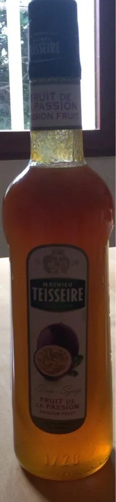 Sirop de fruit de la passion