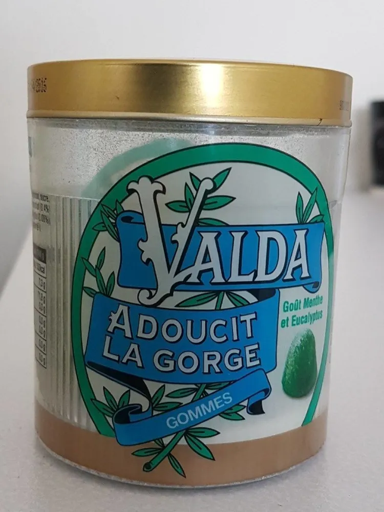 Valda - Gommes Menthe Eucalyptus - Adoucit La Gorge