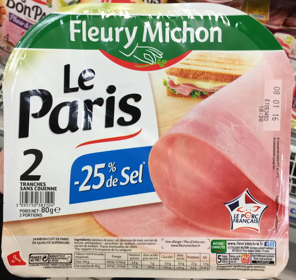 Le Paris - Jambon sans couenne