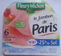 Le jambon de paris -25% de sel