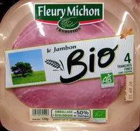 Le Jambon Bio, Sans couenne (4 Tranches Fines)