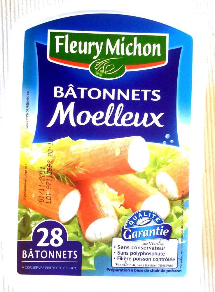 Bâtonnets Moelleux (28 Bâtonnets)