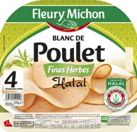 Blanc de poulet fines herbes Halal - 4 tr.