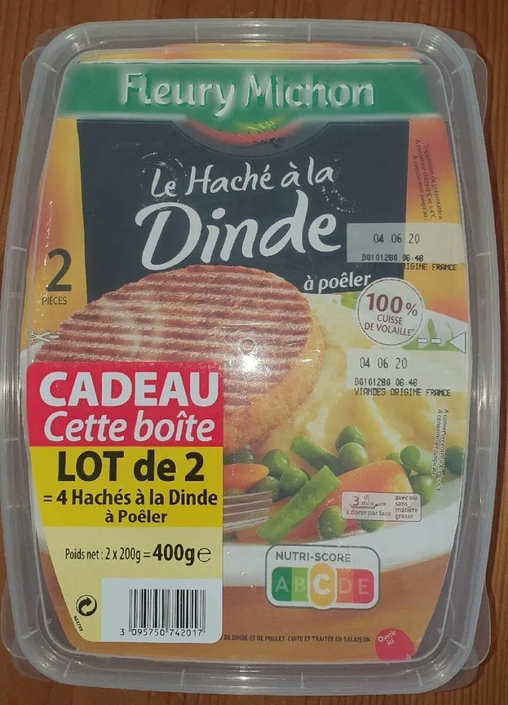 Le Haché à la Dinde à poêler