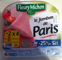 Jambon cuit de Paris de qualité supérieure