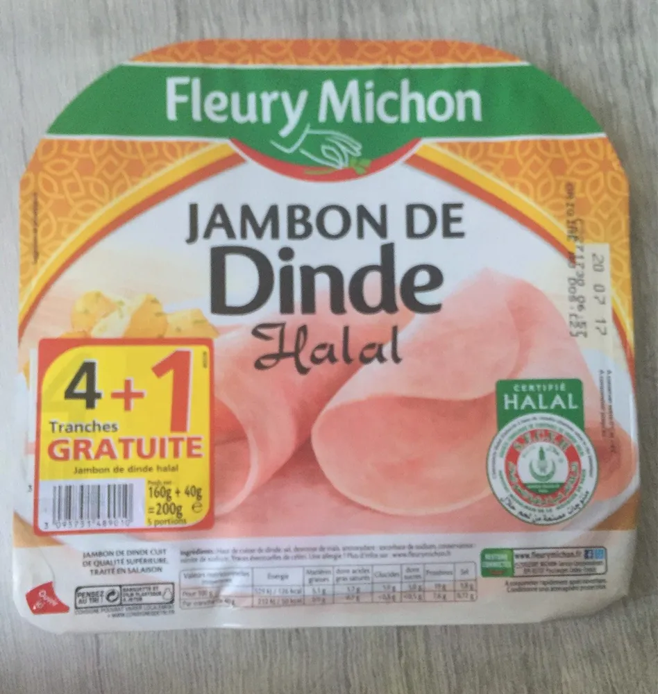 Jambon de dinde Halal