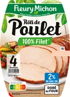 Rôti de Poulet - 100% filet*