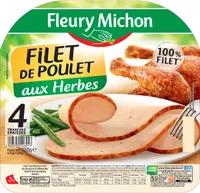 Filet de poulet aux herbes - 4 tranches épaisses