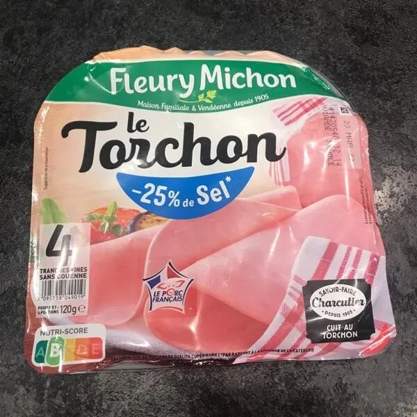 Jambon le torchon -25% de sel