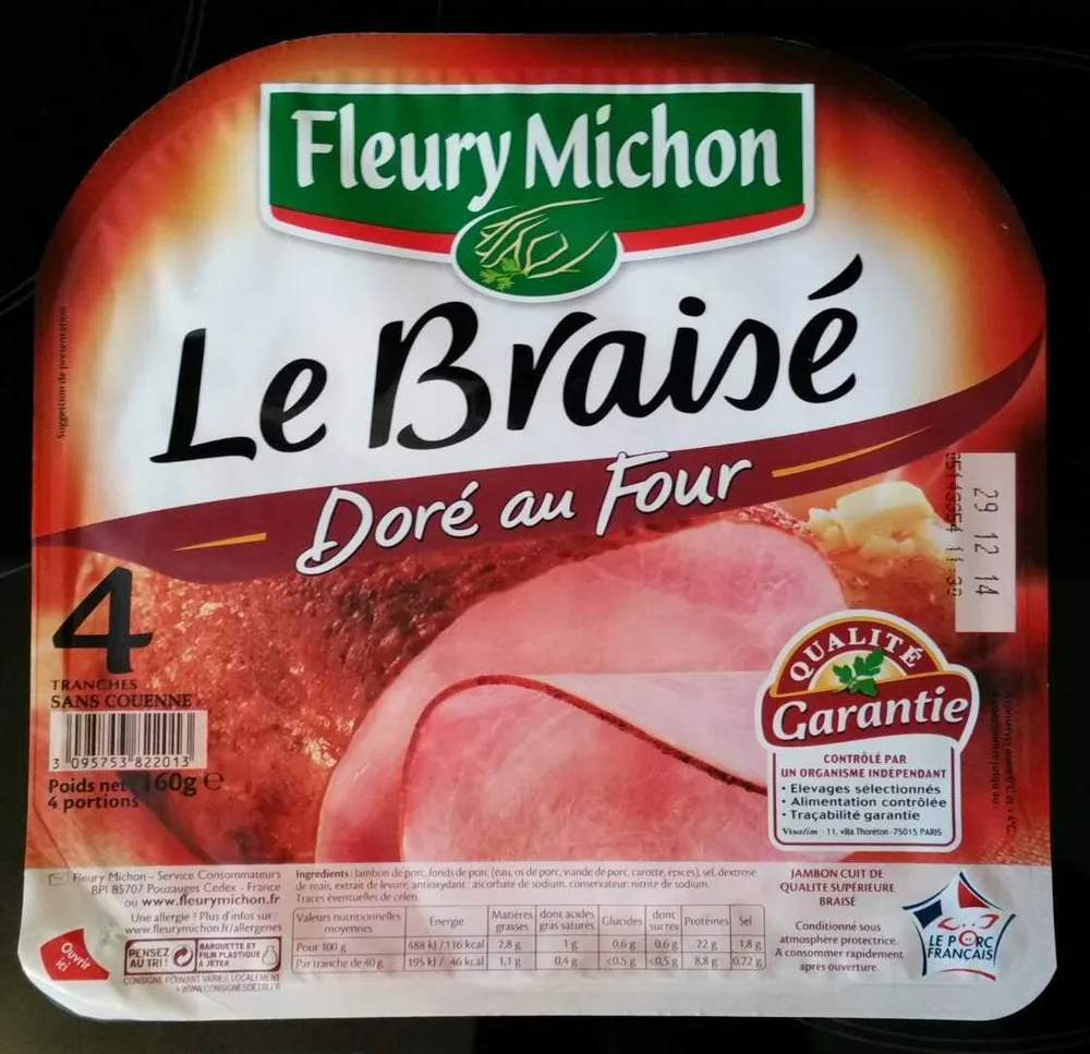 Le Braisé, Doré au Four (4 Tranches)