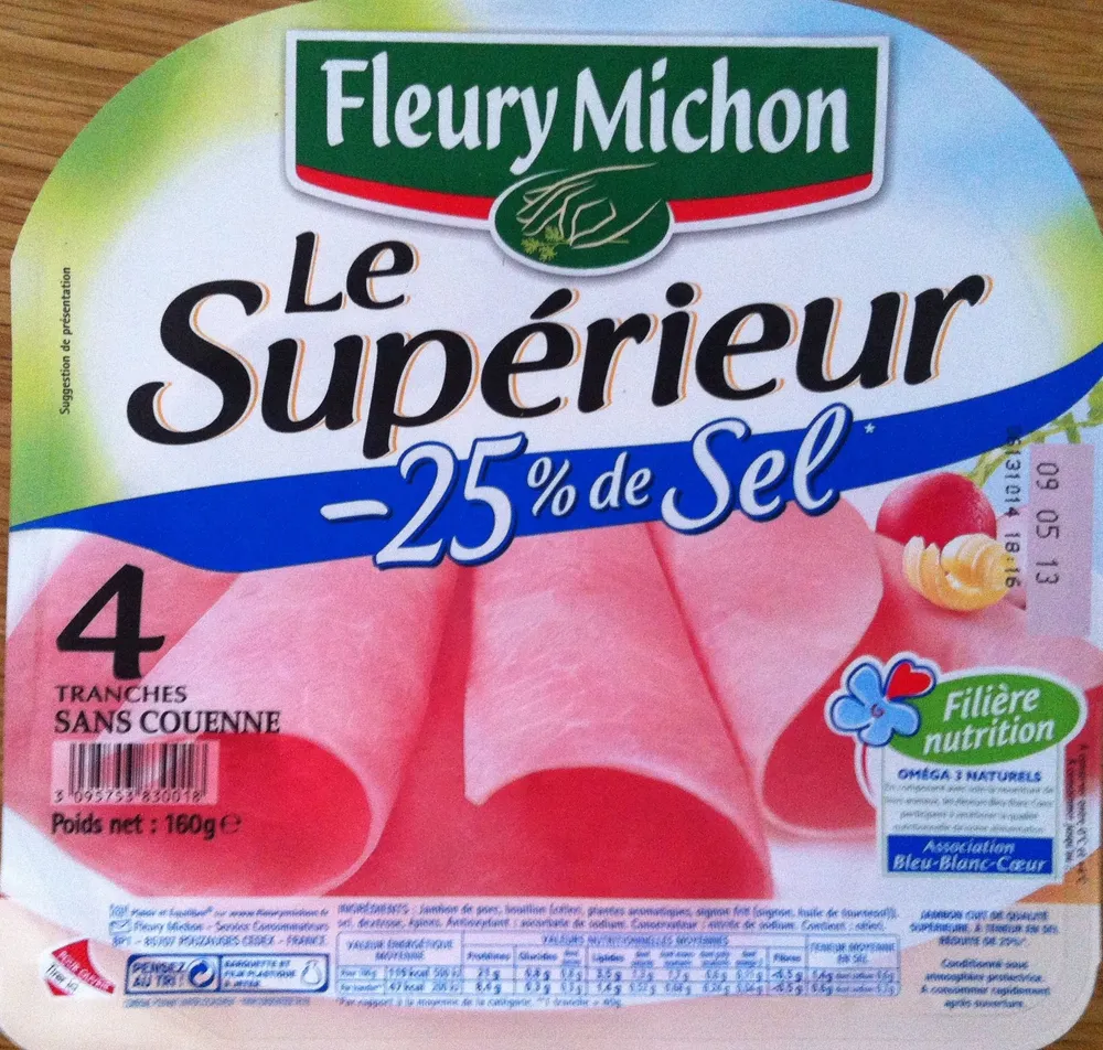 Le Supérieur  -25% de Sel sans couenne