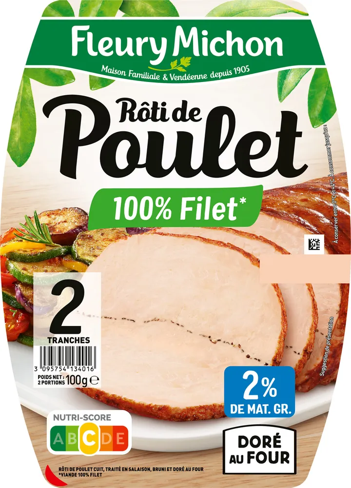 Rôti de Poulet - 100% filet*