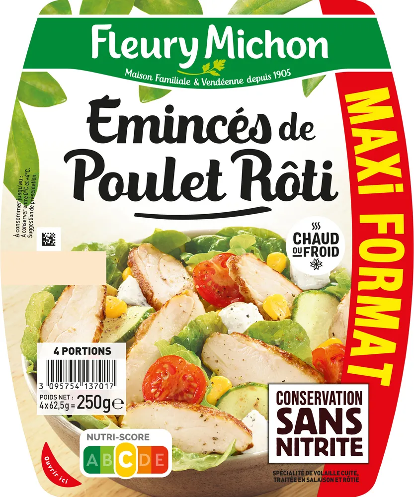 Emincés de Poulet - Rôtis au four
