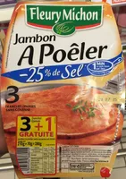 Jambon à poêler (-25% de sel)