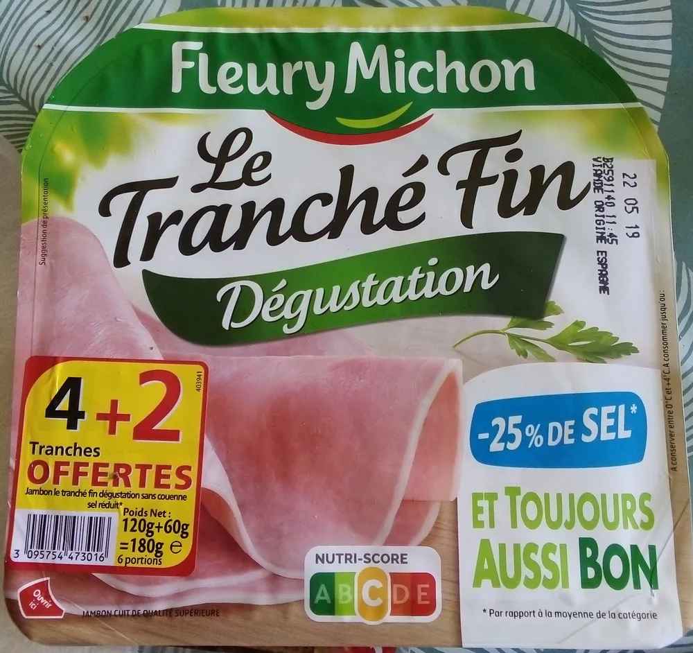 Le tranché fin -25% de sel