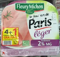 Le Jambon de Paris léger (2% M.G)