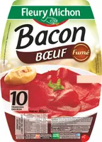Bacon boeuf fumé - 10 tranches environ