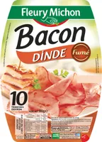 Bacon dinde fumé - 10 tranches environ