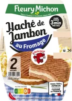 Le haché jambon au fromage la vache qui rit® - 2 pièces