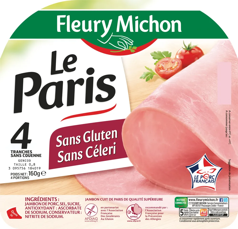 Le Paris sans gluten, sans céleri - 4 tr.