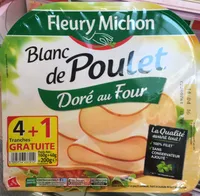 Blanc de poulet doré au four 5 tranches