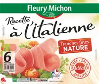 Recette à l'Italienne - Tranches fines nature