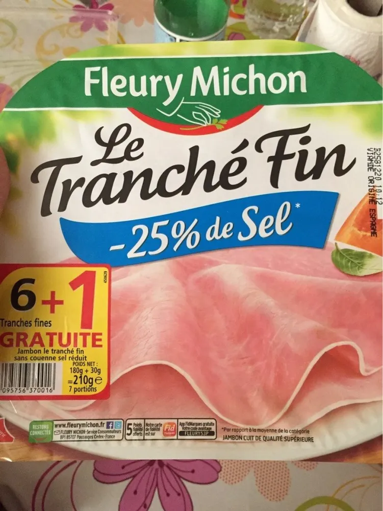 Le tranché fin -25% de sel