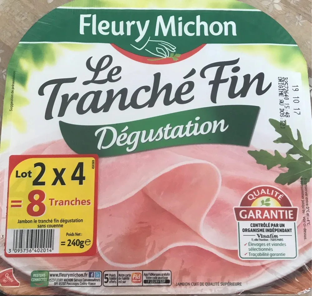 Le tranché fin dégustation