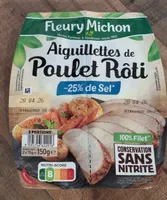 Aiguillettes de poulet - 25% de Sel*