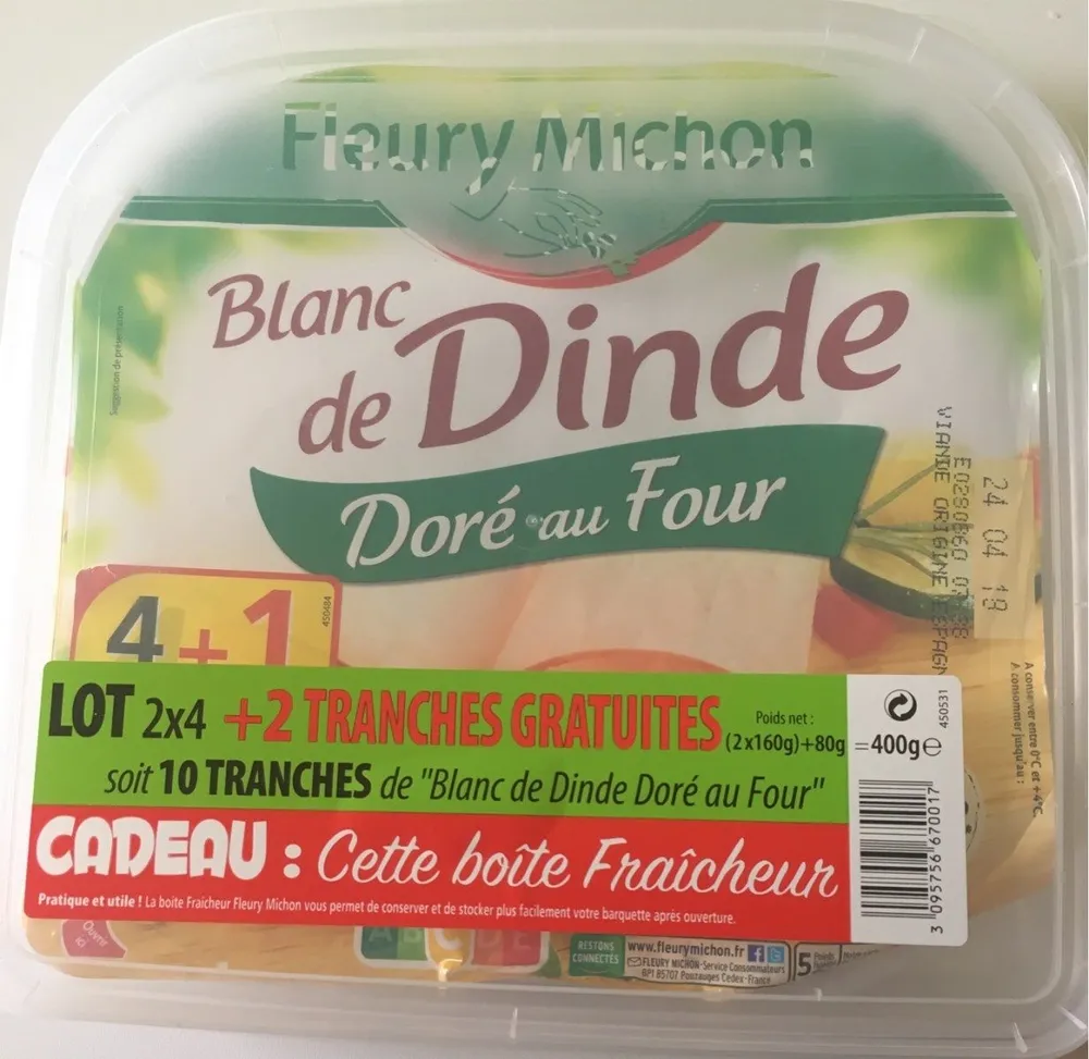 Blanc de dinde doré au four