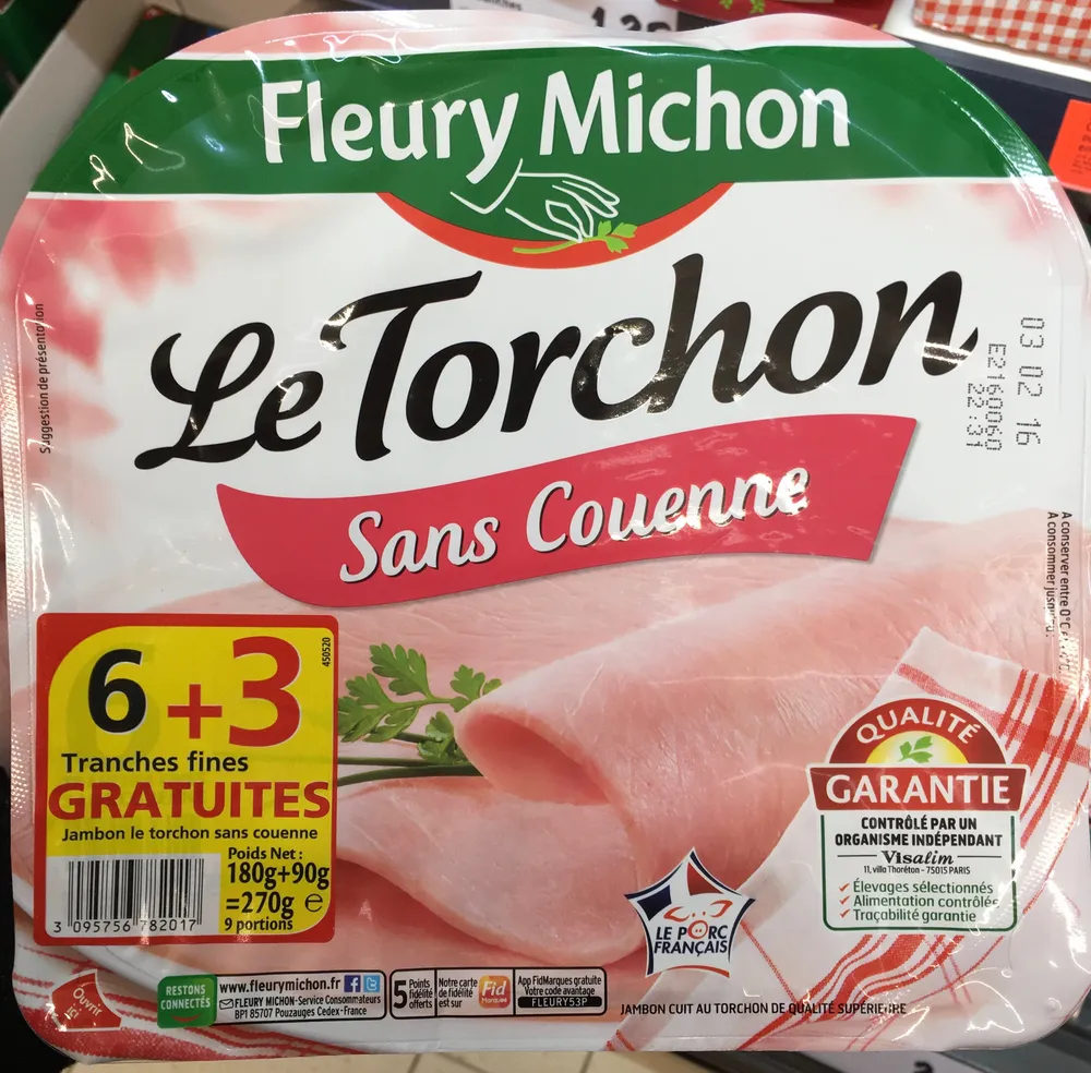Le Torchon sans couenne (6+3 gratuites)