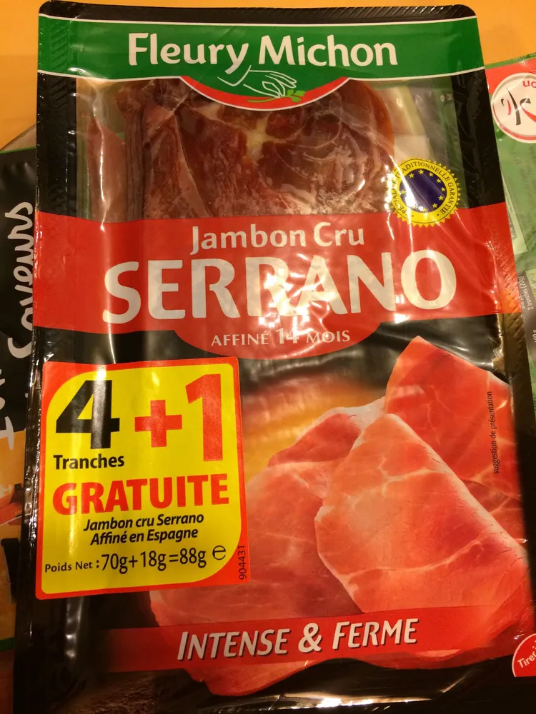 Jambon cru serrano