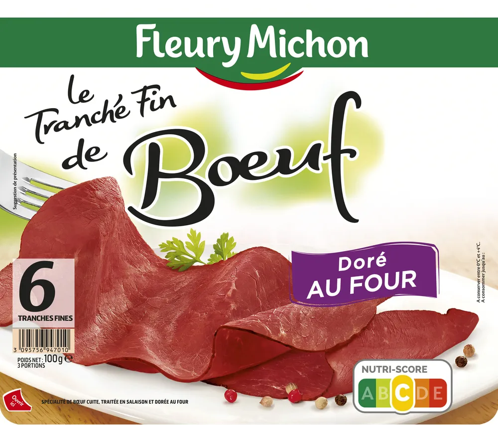 Le Tranché Fin de Boeuf - Doré au Four