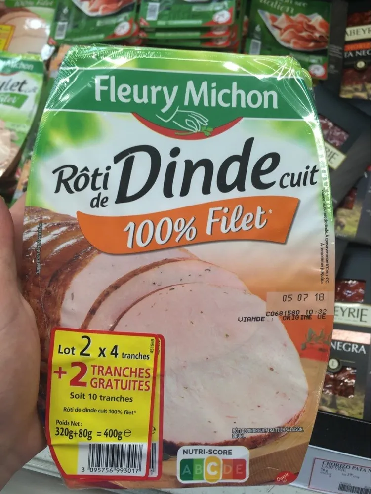 Roti de dinde cuit