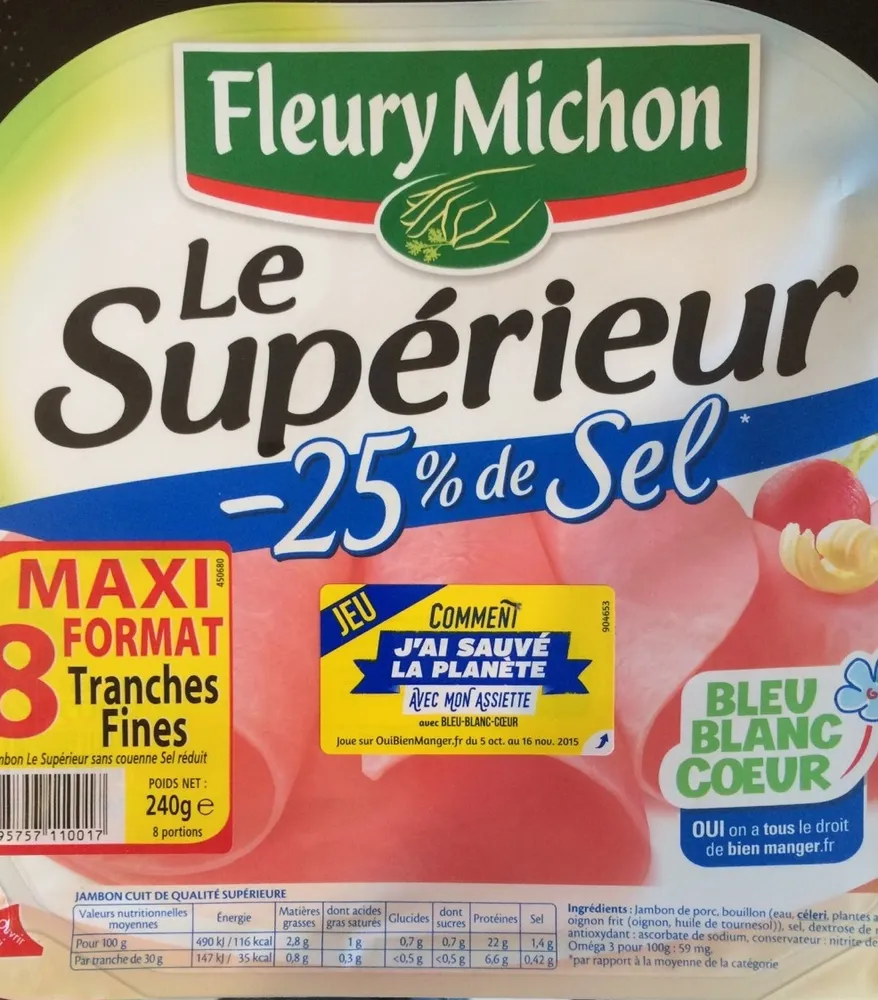 Le Supérieur -25% de Sel