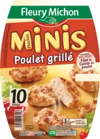 Minis hachés de poulet grillé - 10 pièces