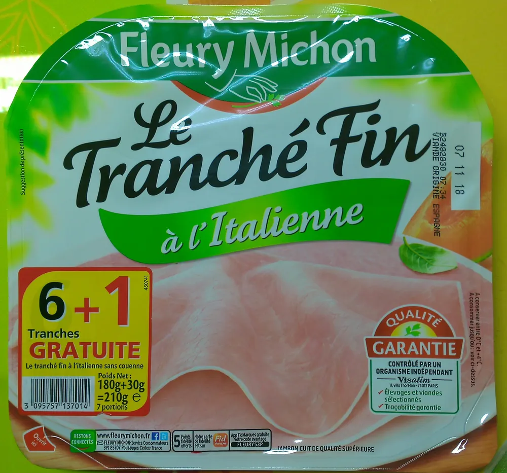 Jambon A l'italienne x6 + 1