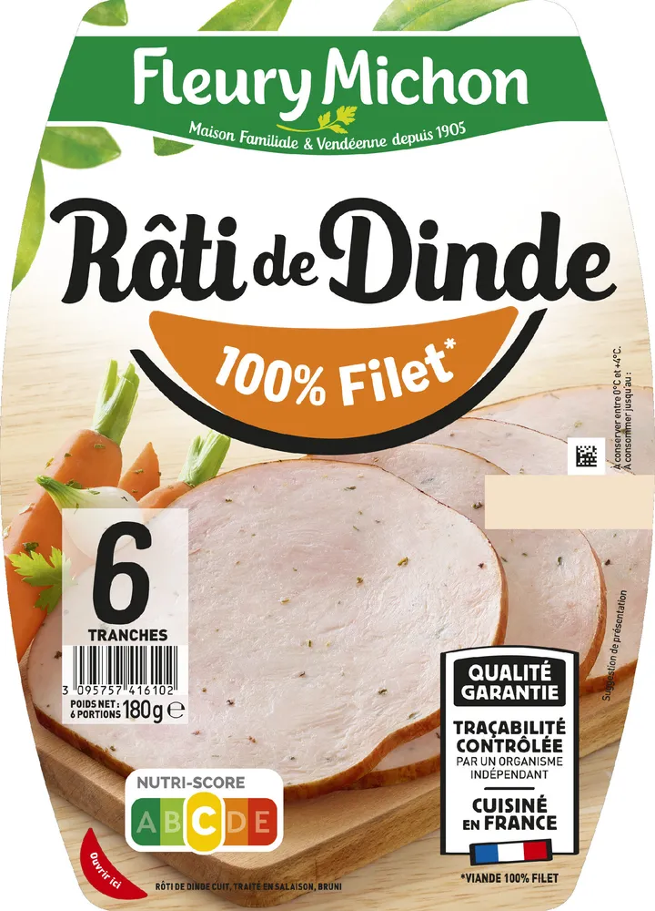 Rôti de Dinde - 100% filet*