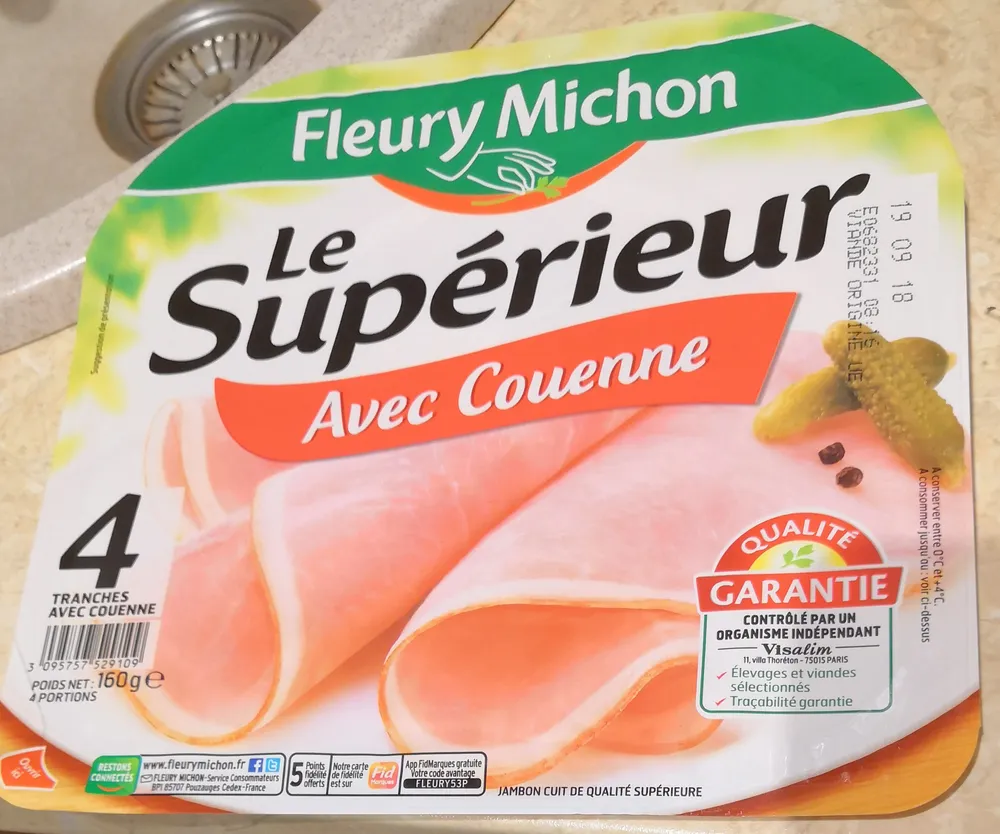 Le supérieur avec couenne - 4tr.