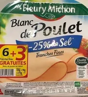 Blanc de poulet doré au four -25% de sel