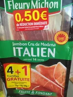 Jambon cru de Modena Italien affiné 14 mois