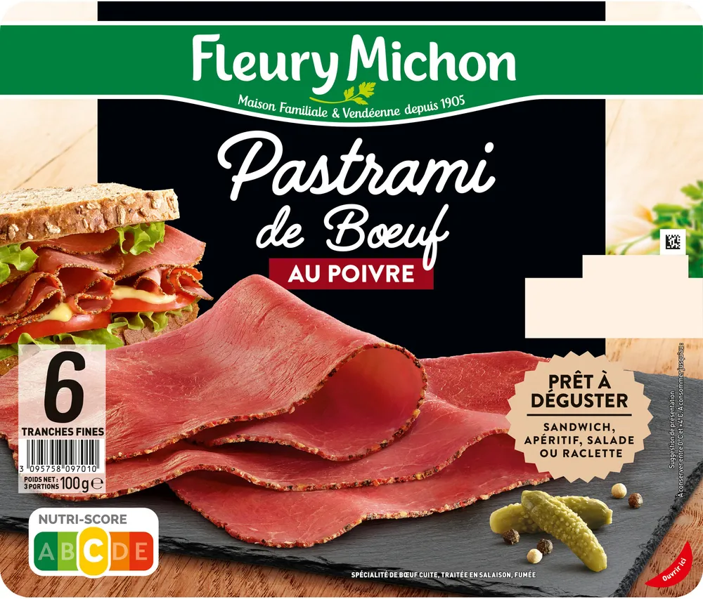 Pastrami de Boeuf - au Poivre