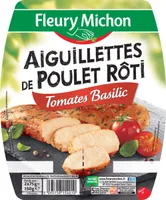 Aiguillettes de poulet rôti tomate & basilic - 150g