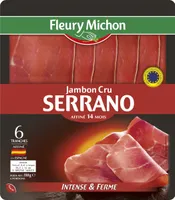 Jambon cru SERRANO - 6 tr.